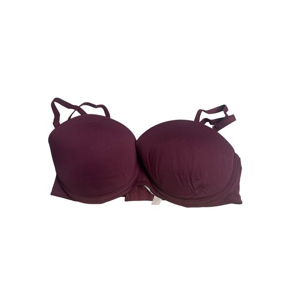 Pink by Victoria's Secret VS Maroon Push Up Bra 34D - Picture 7 of 8